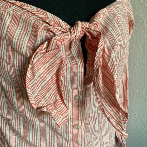 Free people off the shoulder button down - Picture 2 of 5